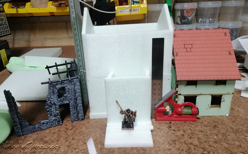 Buildings Tabletop Terrain from XPS Foam - A review 